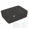 BV113 BLACK RECTANGULAR VESSEL VANITY SINK